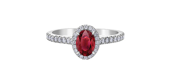 RUBY AND DIAMONDS RING